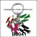 Belle porte-clés Panda, porte-clés en métal émail (GZHY-KA-021)